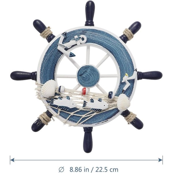 Styrehjul Træ Nautisk Maritim