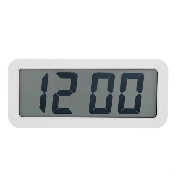 Exklusiv Digital Elektronisk LCD Musikbord Väckarklocka Hängande Klocka (Vit)