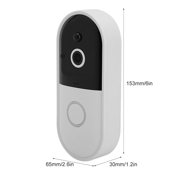 WiFi Intercom Visual Dørklokke Applikation Fjernbetjent Smart Dørklokke Hjemmedekoration