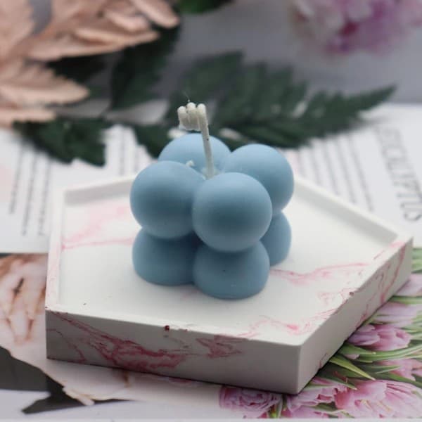 Silikone lysforme 3D Handy Sojaformet Aromaterapi Pla A