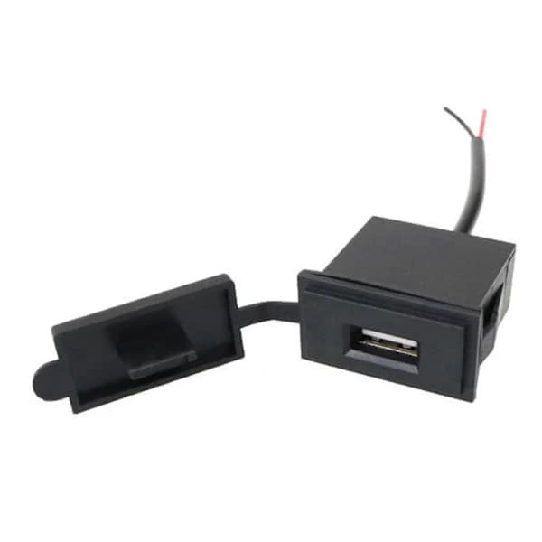 Biloplader 12-24V 2.4A Adapterstik Strømadapterkontakt til krydstogtskib