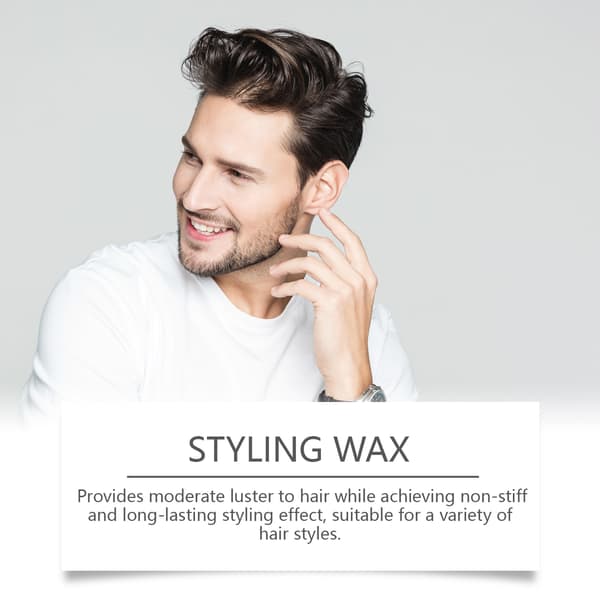Hårvoksstift for styling av krusete hår, utjevning og temming, langvarig hold, bærbar stylingvoksstift