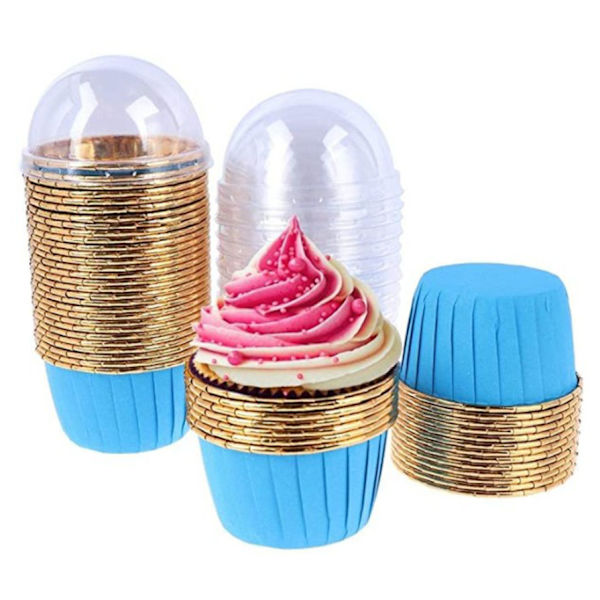 Aluminiumfolie cupcake, engangsservice