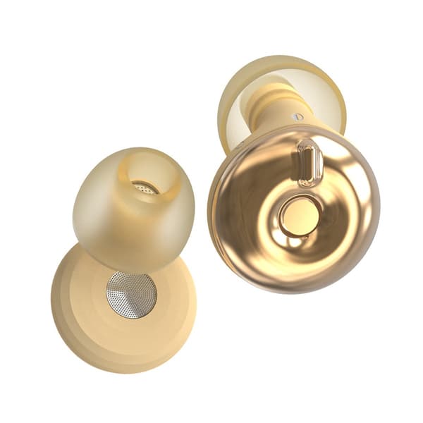 Justerbare støydempende ørepropper - Donut-serien: Perfekt for søvn, musikk og studier Gull Gull