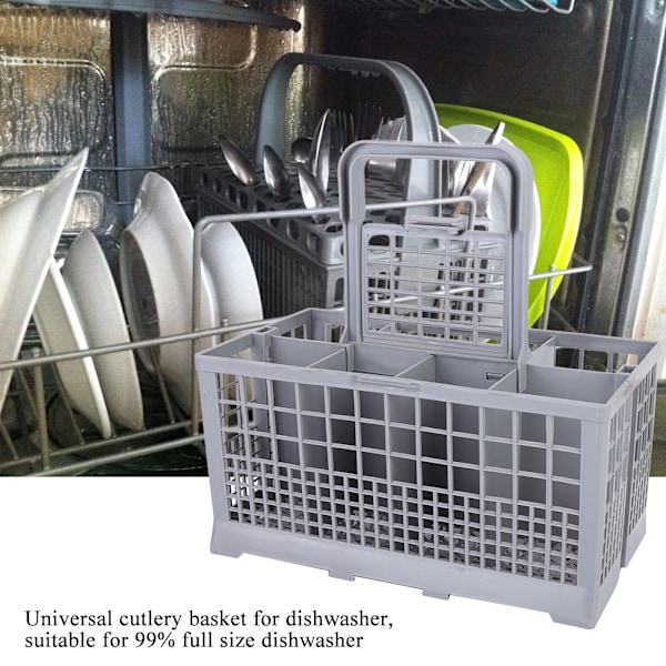 Universell bestickkorg för diskmaskin, förvaringslåda, diskmaskinstillbehör, köksredskap