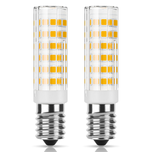 2 LED E14 Extractor Hood Bulbs, 5W motsvarande 50W halogen, varmvit 3000K 550LM, icke-dimbar