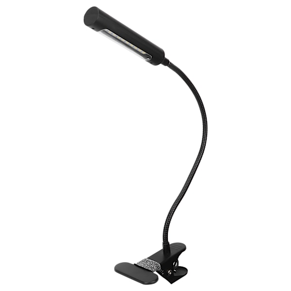 LED-klemme på lys øyebeskyttelse tatovering sminke USB-lading neglekunst skrivebordslampe svart