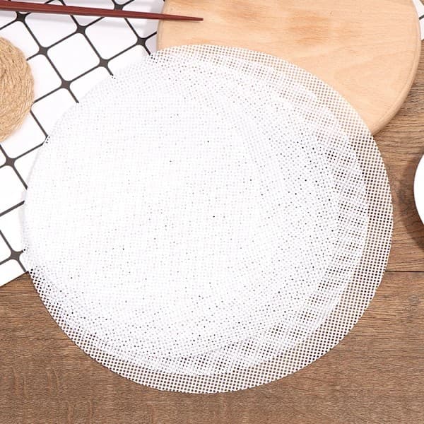 Dim Sum Liners Silikone Damper Non Stick Dampnet Måtte Køkken 27CM