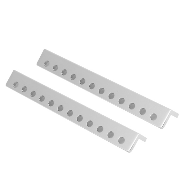 2 kpl 12-reikäistä L-tyyppistä alumiinipalkkia, robottitarvikkeet 12 x 12 x 104 mm 3103-0012-0104