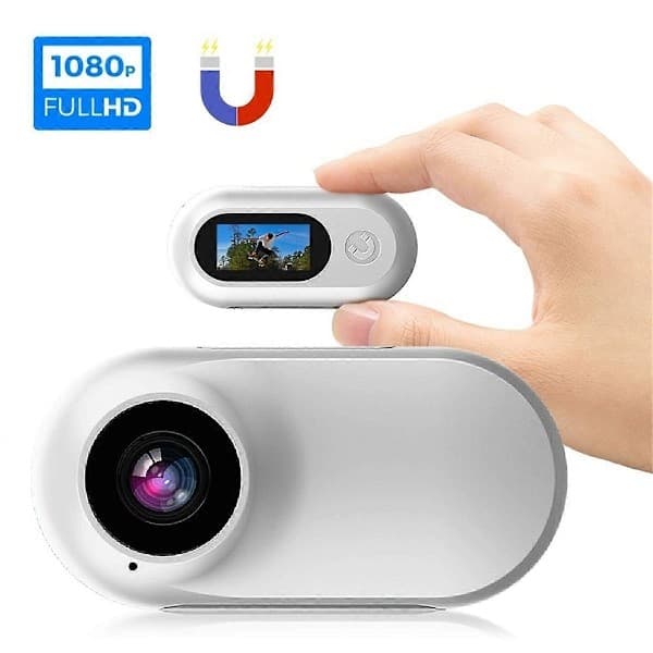 1080P Mini Action Kamera, Udendørs Sport Lommekamera, Sort
