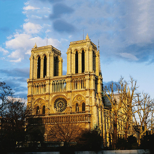 DIY Byggstenar Arkitektur för Notre Dame DE City Paris Heminredning