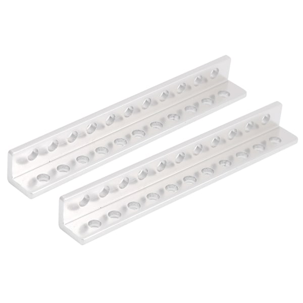 2 kpl alumiiniprofiilia L-muotoinen palkki 11 reikää robotin lisävarusteet 12x12mm 3103-0011-0096