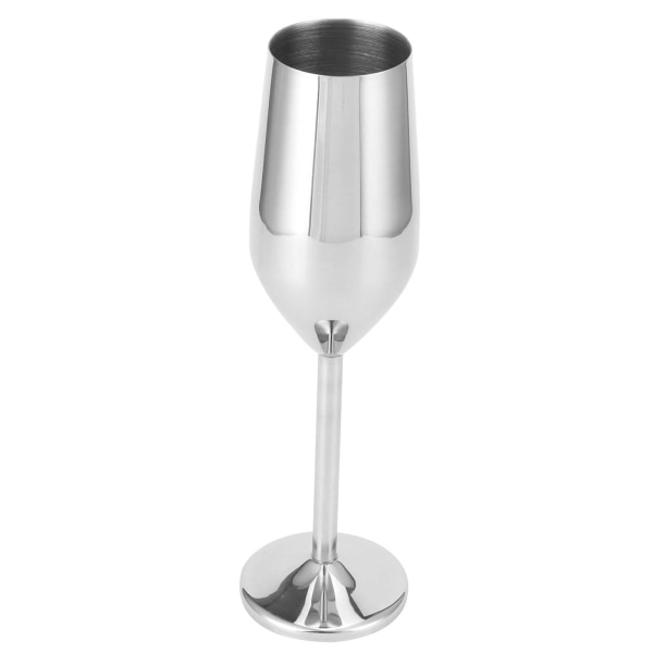 200 ml bägare i rostfritt stål Champagneglas drickskopp för bar/fest/bankett/picknick.