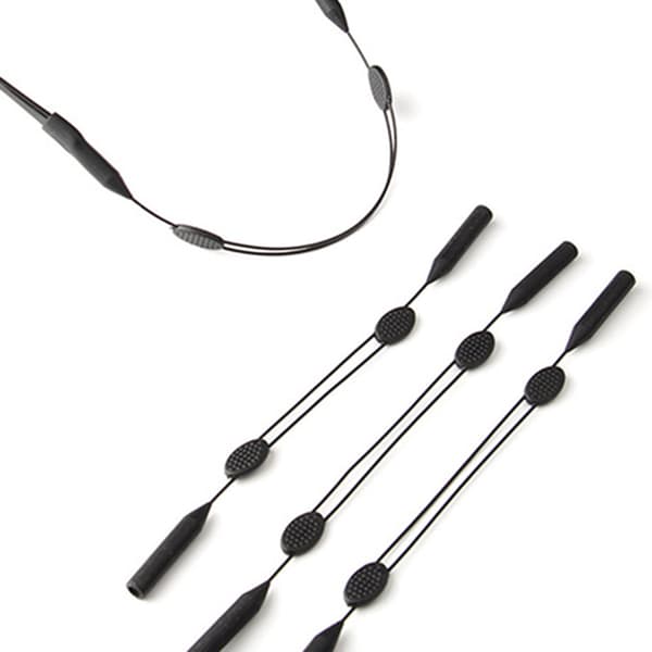 Flexibel och justerbar glasögonrem (Senil Cord) Svart Barn 21-29cm