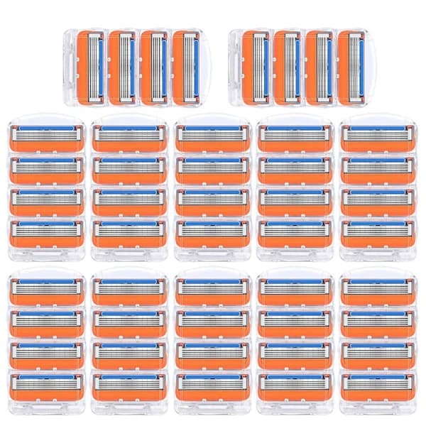 - 52-pack Herrrakhyvlar, kompatibla blad - WELLNGS 48-pack