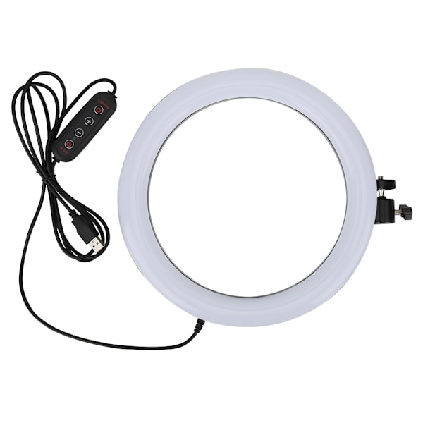 10\" 26cm LED-rengasvalo RGB-täyttövalo selfie-liveen kaukosäätimellä, metalli