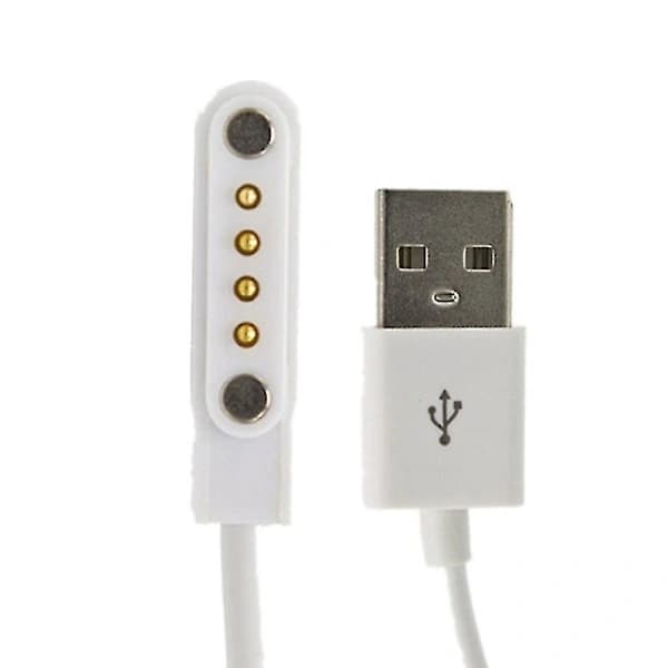 Smartklokke 4-Pin Magnetisk Ladekabel - Universell USB-lader for Smartarmbånd