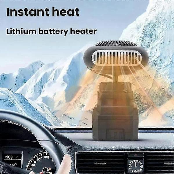 Ledningsfri batteridrevet varmeblæser 2 temperaturer 2xUSB Bærbart element til 18V batteri BL1830 BL1850 BL1840 BL1845 BL1815 BL1820 BL1860B