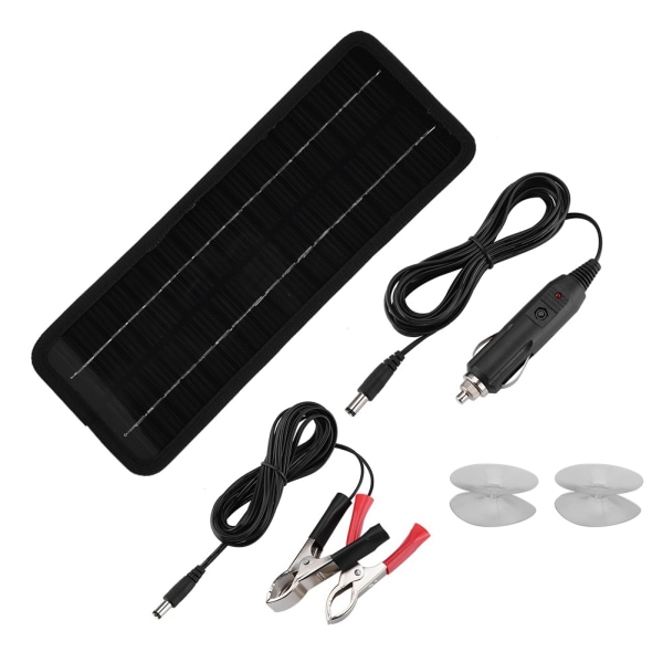 12V 4,5W bærbar strømforsyning solcellepanel batterilader for bilbatteri bærbar PC
