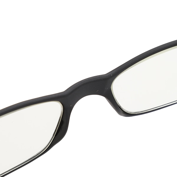 Lukulasit Sinisen Valon Suodattavat Kevyet Presbyopia-Lasit Silmälasit Miehille ja Naisille (+200 Musta Kehys)