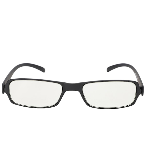 Lukulasit Sinisen Valon Suodattavat Kevyet Presbyopia-Lasit Silmälasit Miehille ja Naisille (+200 Musta Kehys)
