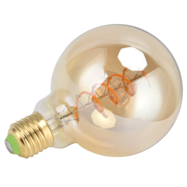 Glødelampe LED Dæmpbar Fleksibel Glødetråd Enkelt Spiral Retro E27 4W Varm Hvid Glødelampe 110V Guld