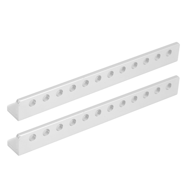 2 kpl 12-reikäistä L-tyyppistä alumiinipalkkia, robottitarvikkeet 12 x 12 x 104 mm 3103-0012-0104