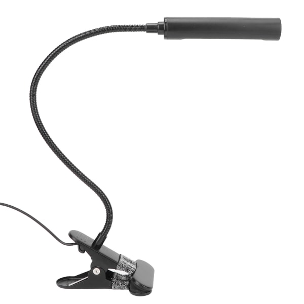 LED-klemme på lys øyebeskyttelse tatovering sminke USB-lading neglekunst skrivebordslampe svart