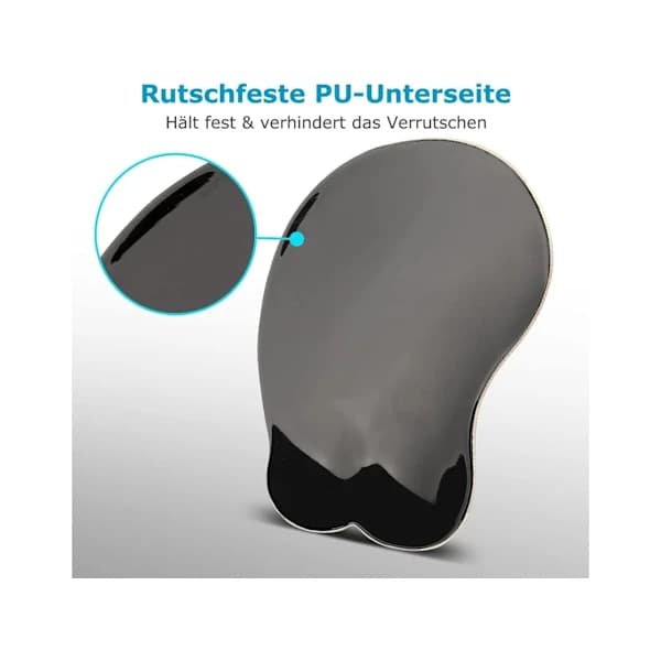 3D Ergonomisk Musematte med Gel Håndleddsstøtte (5)