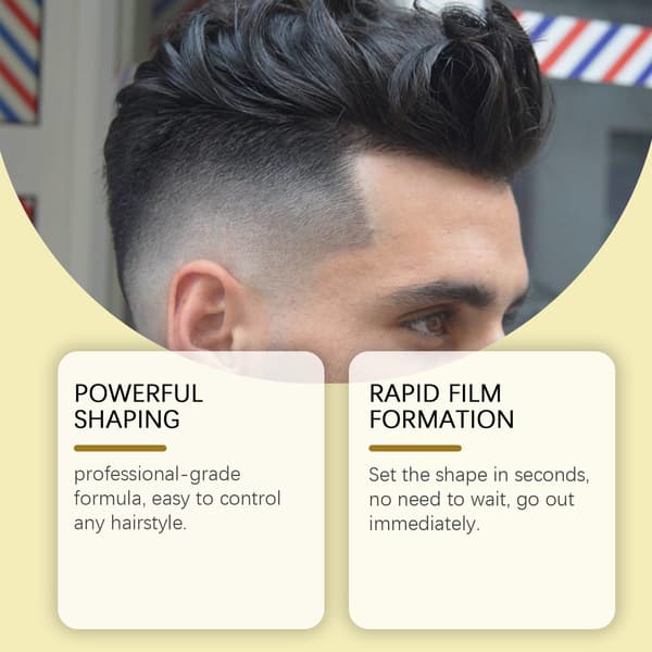 Stylingvoks og pomade til mænd for rent, voluminøst og glat hår.