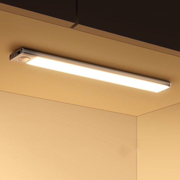 Underskåpsljus Köksskåpsbelysning Nattljus med rörelsesensor 3 färglägen Uppladdningsbar dimbar belysning LED Strip för