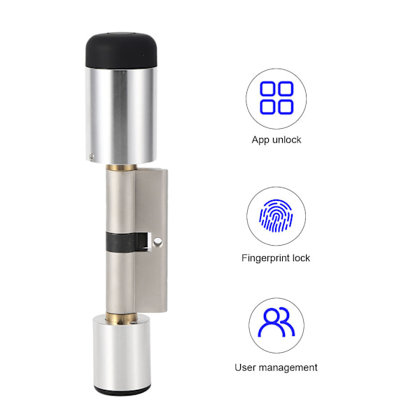 Intelligent USB-driven dörrcylinder med fingeravtryckslås för Bluetooth-funktion