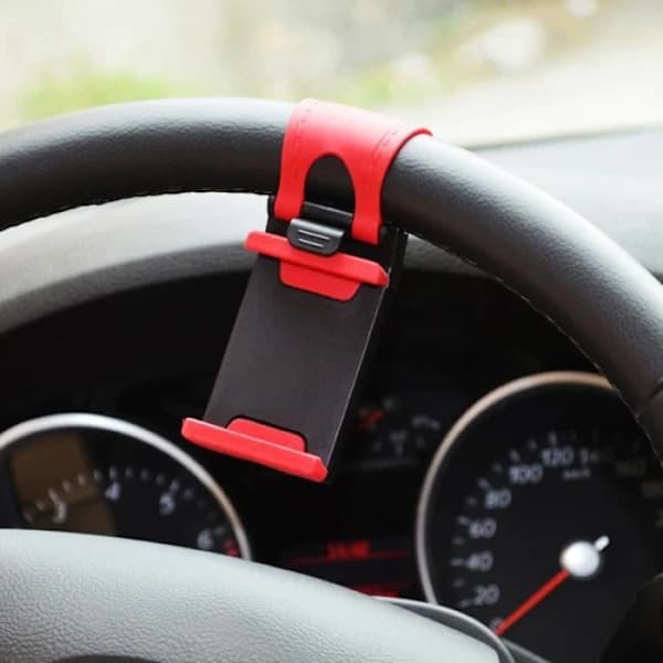Universal telefonholder Bilrattsholder for iPhone iPod MP4 GPS-feste