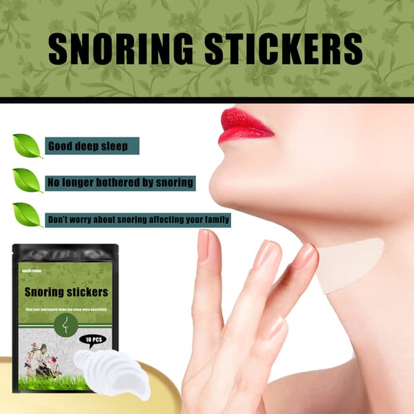 Anti-snorkeplaster, ventilasjon, anti-snorking, søvnprat, snorkestopp, søvnpleieplaster