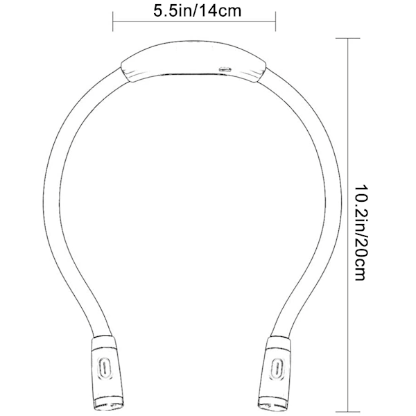 LED-boglampe, nakke-krammelys