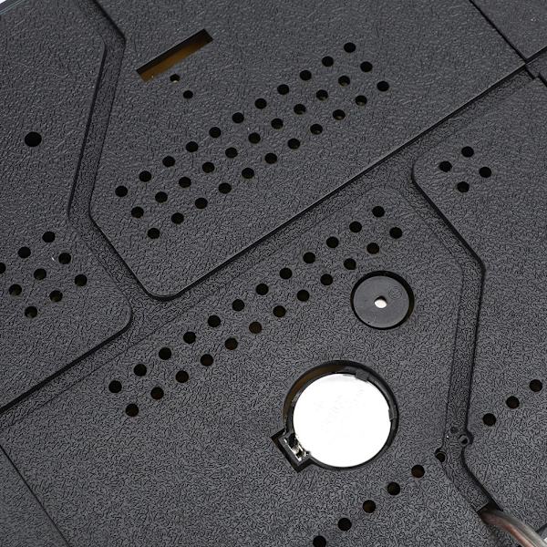 Husholdningsveggklokke Elektronisk LED Digital Speilklokke 100-240V med Fjernkontroll Grønn Digit AU Plugg