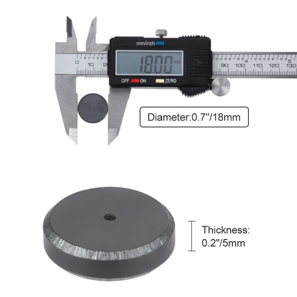 100 st Cylindriska Kylskåpsmagneter Skivmagneter För Konst Hem Kontor