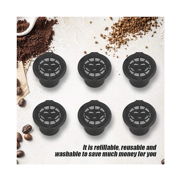 Elegant Kaffeupplevelse, Kaffekapslar i Rostfritt Stål, Giftfria Återanvändbara Kaffekapslar för Problemfri Bryggning