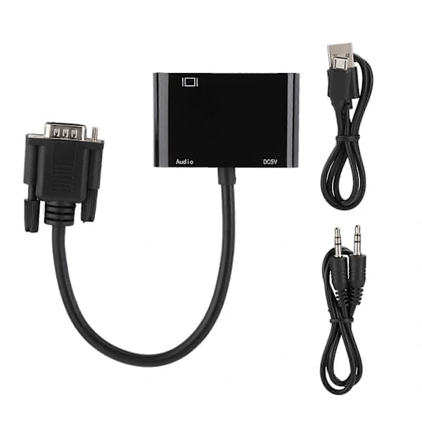til HDMI HD Video Converter Kabel Plug-and-Play Adapter til Computer Projektor