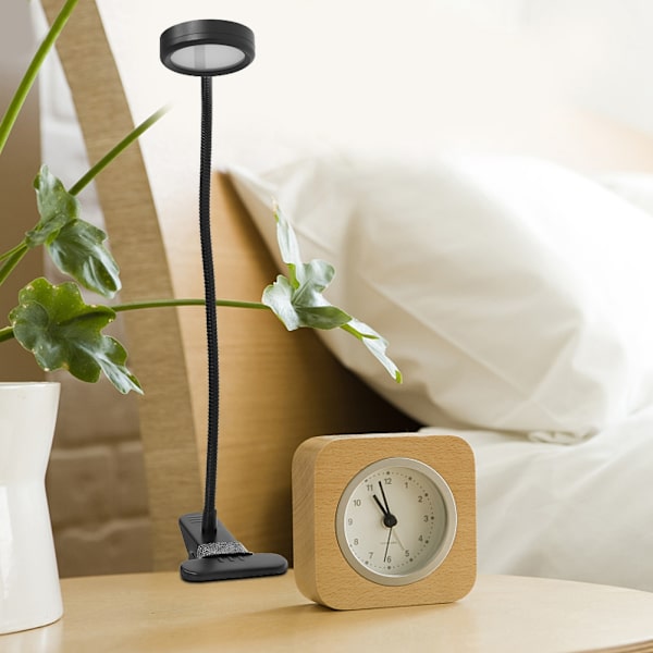 USB-driven växtlampa LED-ljus med svanhals och klämma för växthusodling