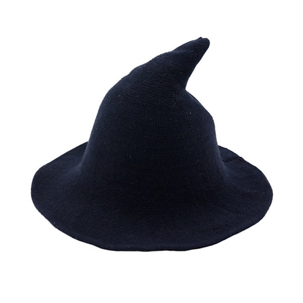 Halloween witch hat knitted wool witch hat