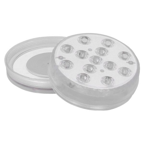 LED-allasmagneettilamppu IP68 16 väriä RGB-vedenalaisvalo 28 näppäimen kaukosäätimellä imukuppi