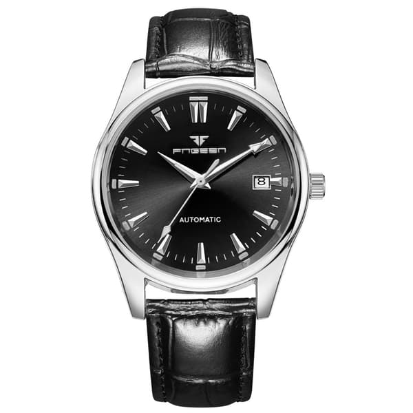 Herre business quartz ur, analog vandtæt lysende dato display afslappet ur C - sort