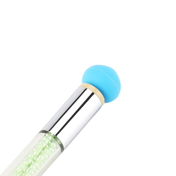 Double Head Silicone Nail Dotting Gradient Brush Changeable Head Painting Nail Pen Green