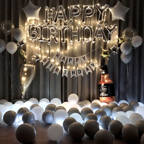 Återanvändbar Dekor Svalstjärtsdesign Födelsedagsbanner, Miljövänligt Papper Flera Användningsområden Partybakgrund För Kvinnor Män, Justerbart Avstånd Glänsande Guld