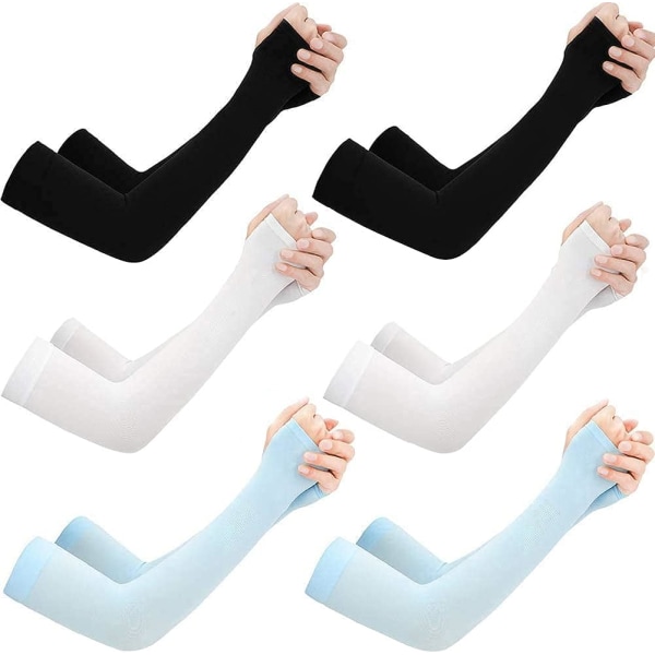 6Pcs Uv Sun Protection Arm Sleeves - Cooling Technology For Outdoor