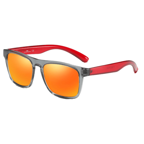 Modetrend sportdrivande solglasögon polariserade solglasögon, gjorda av PC orange