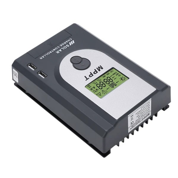 Solcelle ladekontroller 20A Gel Litiumbatteri Kompatibel
