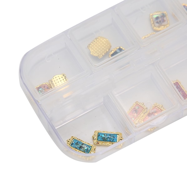 Nagelkonst Rhinestones Kristaller Diy Manikyr Dekorationer Nagelkonst Tillbehör Dekorationer Rektangel+Kvadrat