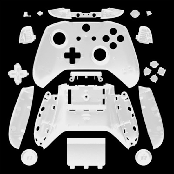 Täydellinen suojakotelo kotelo korvaavat osat Xbox One langattoman ohjaimen kahva hamppu pinta suojakotelo
